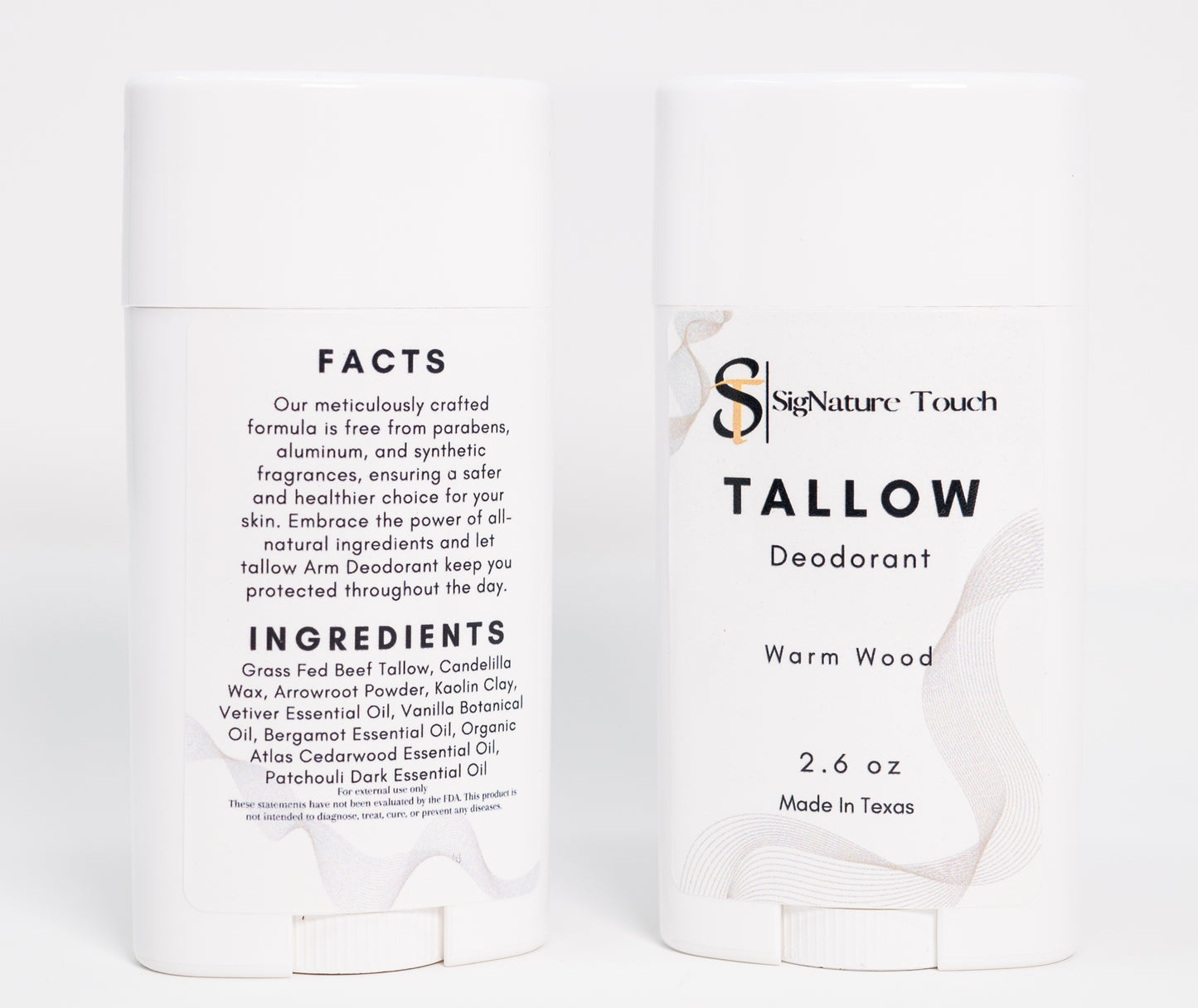 Warm Wood - Tallow Deodorant